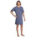 Schiesser Herren Nachthemd mit 1/2 Arm "Maritim Section"