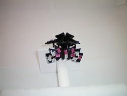 Hair Jaw Clip with Crystqls in Pink and Clear