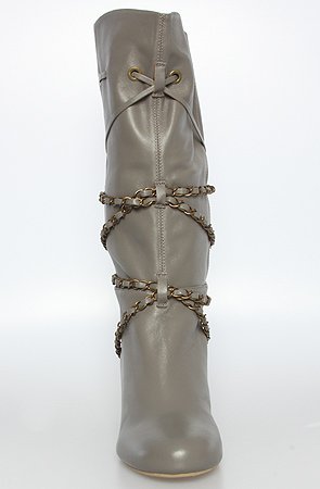 80%20 The Bobbie Gathered Hidden Wedge Boot in Gray,Shoes for Women from 80%20