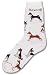 White Basenji Socks