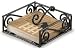 Black Village Scroll Beverage Napkin Holder