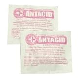 100 Antacid Packs with 2 Tablets