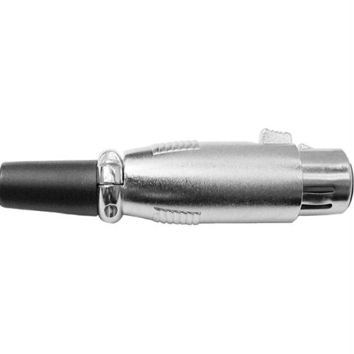 New Practical 3 Pin Xlr Female Connector Clamp Strain Relief Practical Durable Compact Modern