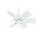 Casablanca 41U11D Wailea Ceiling Fan, Snow White