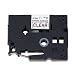 Office Products : Tzs151 1in Black On Clear Industrial Tape for Most Tz Machine