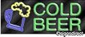 Cold Beer" Neon Sign w/Graphic : 431