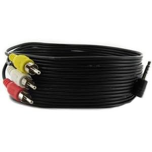 Audio / Video AV 3.5mm to 3-RCA 6ft Composite Cable for Samsung Camcorder SC-D103 SC-D105 SC-D107 SC-D180 SC-D23 SC-D24 SC-D263 SC-D27 SC-D29 SC-D303 SC-D353 SC-D363 SC-D372 SC-D55 SC-D60 SC-D67 SC-D70 SC-D73 SC-D75 SC-D77 SC-D80