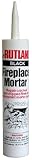 Rutland Black Fireplace Mortar - 10.3 oz Tube