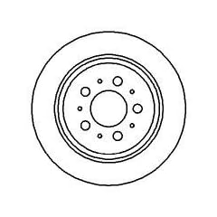 2 AUTEK Bremsscheiben hinten VOLVO V70 2.4 2.4Bifuel 2.5TDI 2.4TAWD 2.4D 2.0T 2.4T5 2.5TAWD 2.4D5 2.3T5 S60 2.4D5 2.4T 2.5T 2.4TAWD R2 5TAWD 2.0T 2.4T5 2.5TAWD 2.4Bifuel C70 2.0T S80 2.4 2.4D 2.5T 2.4T 2.4Bifuel 2.5TDI 2.8T6 2.0T 2.9 3.0 3.0T6 2.4D5