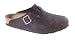 Birkenstock clogs Boston from Wool in anthracite with a narrow insole