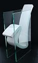 Contemporary Handmade Glass and Ceramic Flower Vase