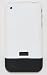 KingCase iPhone 1G 2G (Original iPhone) Rubberized Slider Case (White) 4GB, 8GB, 16GB