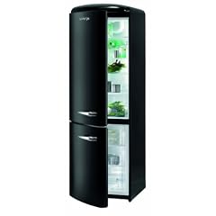 Gorenje RK 60359 OBK-L K�hlgefrierkombination / A++ / 209 kWh/Jahr / 229 Liter K�hlteil / 92 Liter Gefrierteil / 188.7 cm H�he / schwarz