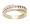 Two-tone Women's Diamond Channel Band