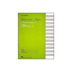 Standard Wirebound Manuscript Paper