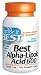1) Alpha-lipoic Acidthe "Ideal Antioxidant". 2) Supports the Bodys Defense Against Free Radicals. 3) Recycles Antioxidant Nutrients such as Vitamin C and Vitamin E. 4) Enhances Maintain a Healthy Blood Sugar Level when used as part of the diet.Alpha Lipoic Acid occurs in two forms, designated "R" and "S". Studies suggest that R-alpha lipoic acid, the natural form, is more biologically active than the S form. Like ALA, RLA recycles antioxidant nutrients, such as vitamin C and E, and Enhances maintain healthy blood sugar levels when used as part of the diet.