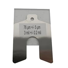 DeFelsko SPGZEROKIT PosiTector Glass Plate and Shim Kit, For PosiTector Surface Profile Gage