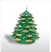 Christmas Tree Candles (Set of 4) - Green