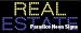 Real Estate LED Sign 11 x 27