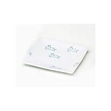 判子角皿（小）うさぎ 【和皿・洋皿 有田焼】 【5個組】