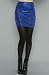 Free People The High Tide Scrunch Mini in Cobalt,Skirts for Women