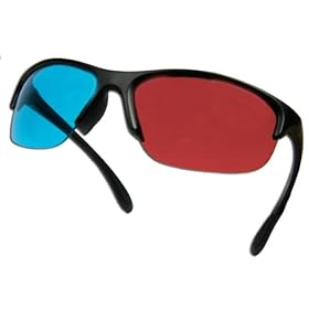  3D Glasses Pro Ana (TM) for movies - HIGH END - Anaglyph Glasses for Computers, Movies - Less Ghosting