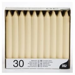 Tafelkerzen � 2,15 cm 19,6 cm creme Gastronomiebedarf Menge: 120