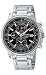 Sporting Goods : Seiko Men's Alarm Chronograph Silver-Tone Watch #SNAA61