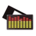 infactory Equalizer-Panel mit Klettbefestigung