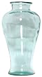 Clear Recycled Spanish Glass Vase 13"H