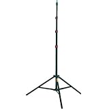 NRG 8  Quick-Release, Value Lightstand, 4 Section with 3 Risers, 5/8 Mounting Stud, Black Anodized.
