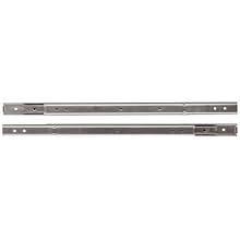 Sugatsune ESR-2021 304 Stainless Steel Drawer Slide, 3/4 Extension, Positive Stop (Pair of 2)