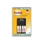 KODAK Ni-MH 1-Hour Battery Charger K6200-PC-C+4 - Battery charger 4xAA, 2xAAA - included batteries: 4 x AA NiMH
