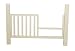 Kidz Decoeur Long Beach Convertible Crib Day Bed Conversion Kit, Cream