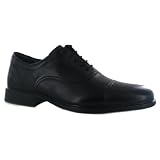 Clarks Global Light Black Leather Mens Shoes