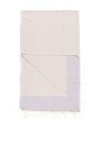 Pandora Toalla Spa&Beach Natural (Lila/Blanco)
