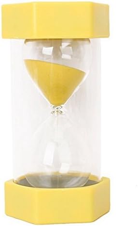 Security Fashion Hourglass Sand Timer Yellow (3 Minutes)