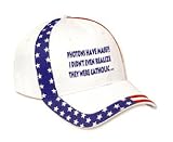 Photons have mass? I didn't even realize they were Catholic Adult USA Flag Hat / Cap