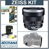 Zeiss Ikon 85mm f/1.4 Planar T* ZF.2 Manual Focus Telephoto Lens Kit, for the Nikon F (AI-S) Bayonet SLR System. with Tiffen 72mm Photo Essentials Filter Kit, Lens Cap Leash, Professional Lens Cleaning Kit,