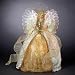 ANGEL TREETOP W/IVORY DRESS & IVORY/GOLD - 14
