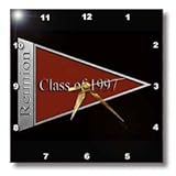 Class Reunion Design 1997 Red - 10x10 Wall Clock