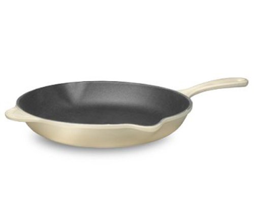 French Home Creme Round Grill Pan
