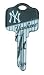 New York Yankees Kwikset KW1 House Key