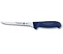 Victorinox Cutlery 6-Inch Narrow Boning Knife, Blue Fibrox Handle with Microban