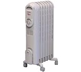 De'Longhi VV551225 Vento Oil Filled Radiator, 2.5kW