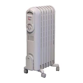 De'Longhi VV551225 Vento Oil Filled Radiator, 2.5kW