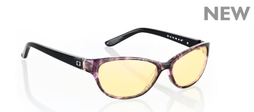 Gunnar Optiks JOU-05501 Joule Full Rim Advanced Computer Glasses with European Modernistic Detailing and Amber Lens Tint, Amethyst Frame Finish On Sale