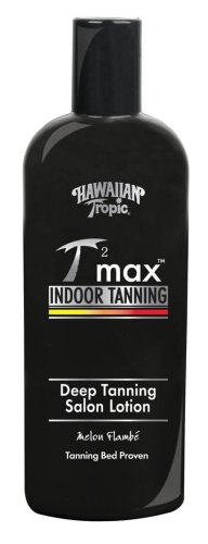 Hawaiian Tropic Tan Max Indoor Tanning Deep Tanning Salon Lotion, 8-Ounce Bottles (Pack of 2)