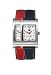 Tommy Hilfiger Women's Crystal Reversible Red And Navy Leather Strap Watch #1780565