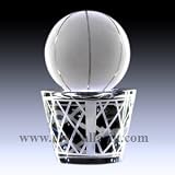 Basketball and Net Trophy